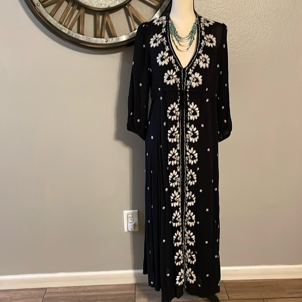 FREE PEOPLE BLACK MAXI DRESS